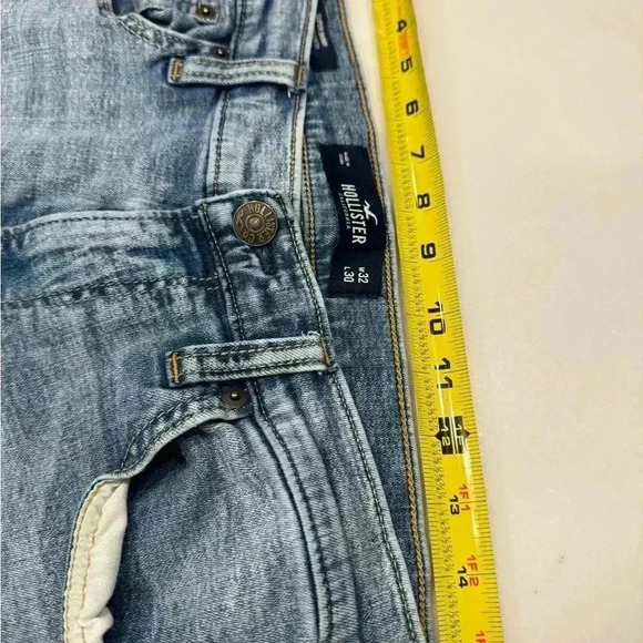 Hollister men’s distressed advanced stretch jeans. Straight leg size 32x30 - Picture 6 of 11